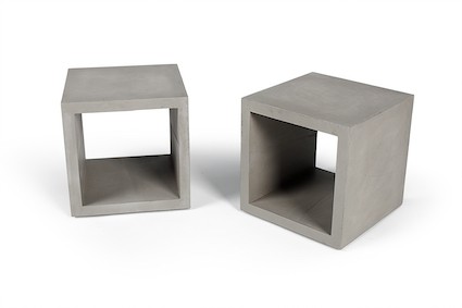 Cube de rangement Monobloc en béton S