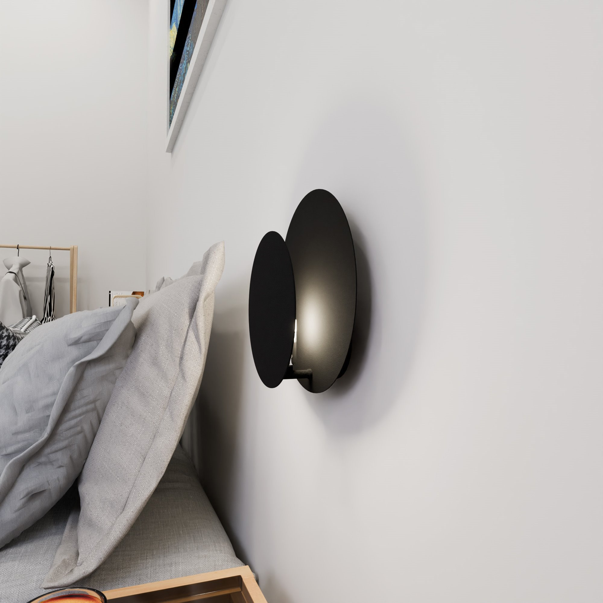 Applique Circle avec base en métal au design contemporain par Emibig