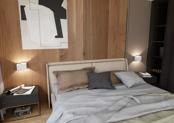 Applique Frost base en métal au design contemporain par Emibig