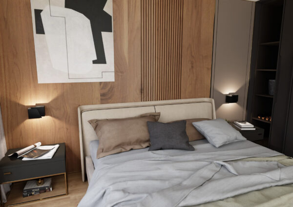 Applique Frost base en métal au design contemporain par Emibig