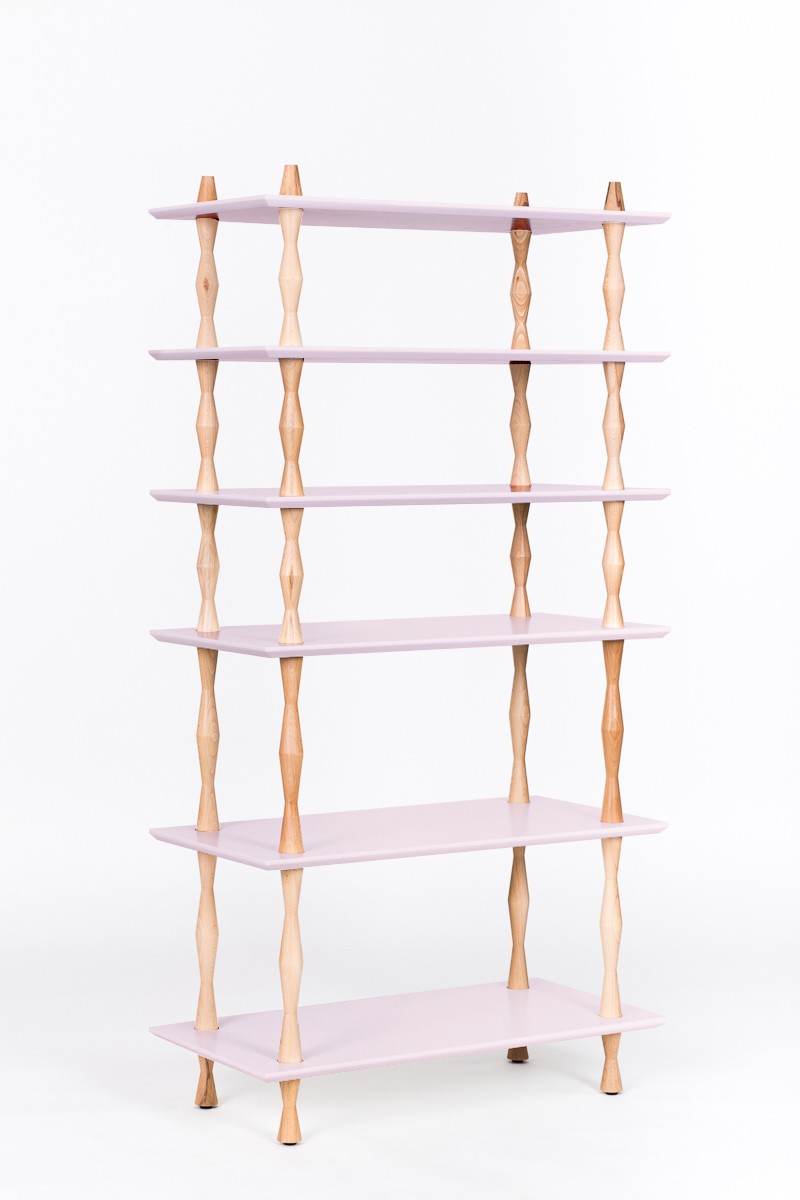 Bibliothèque en bois KORRO 80 cm par Marcin Gładzik