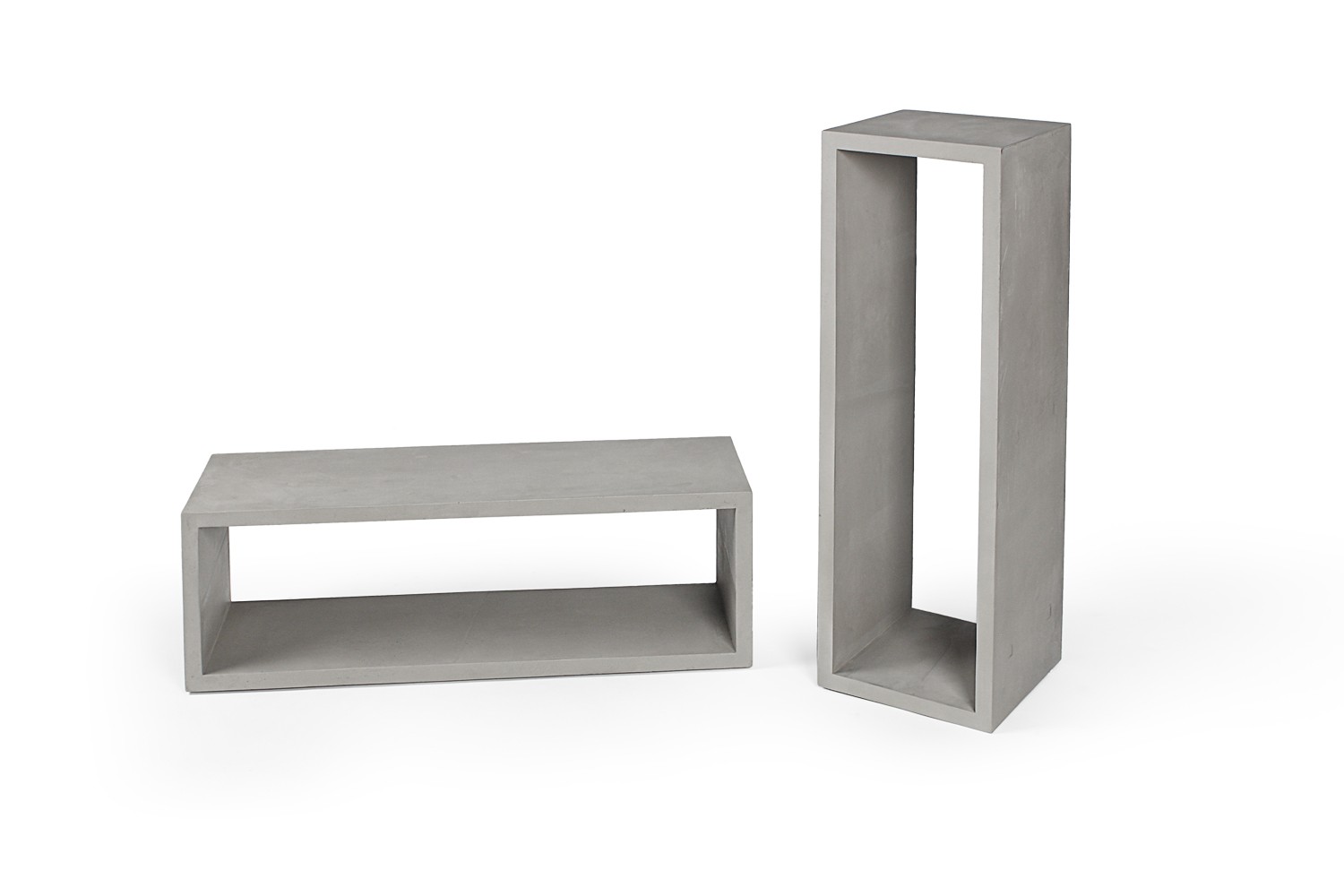 Cube de rangement Monobloc en béton L