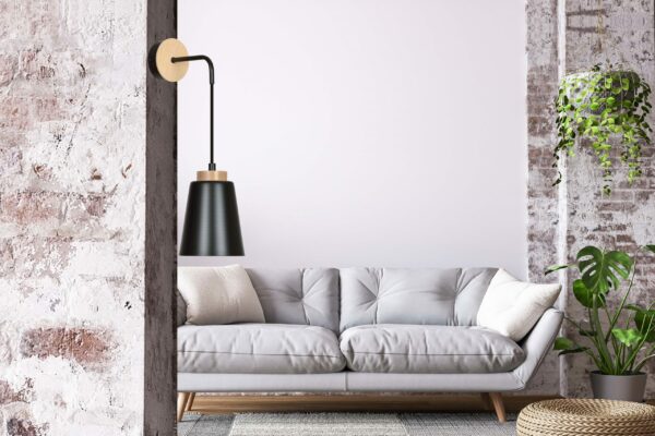 Applique murale Bolero base en métal et bois au design contemporain par Emibig