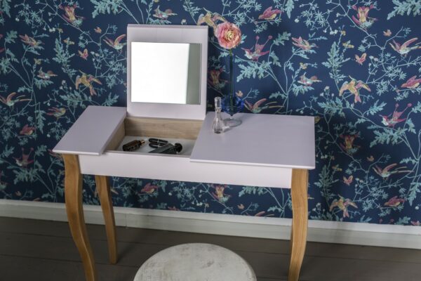 Console meuble design en bois avec miroir Lillo medium par Marcin Gładzik