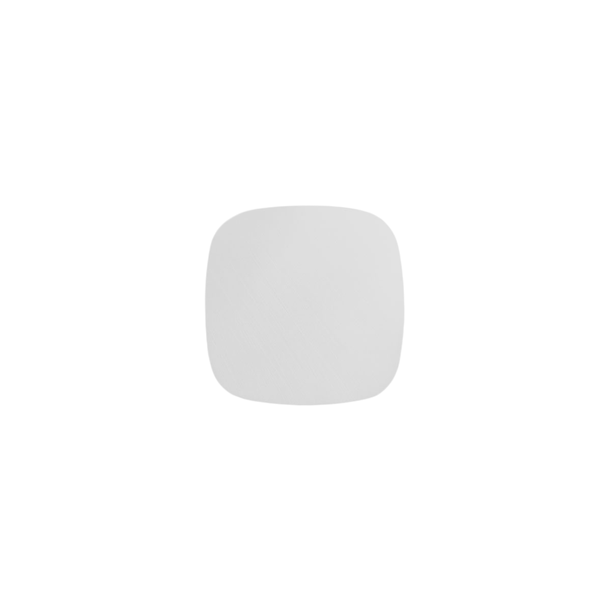 Applique murale STEP aluminium carré angles arrondis par Gea Luce