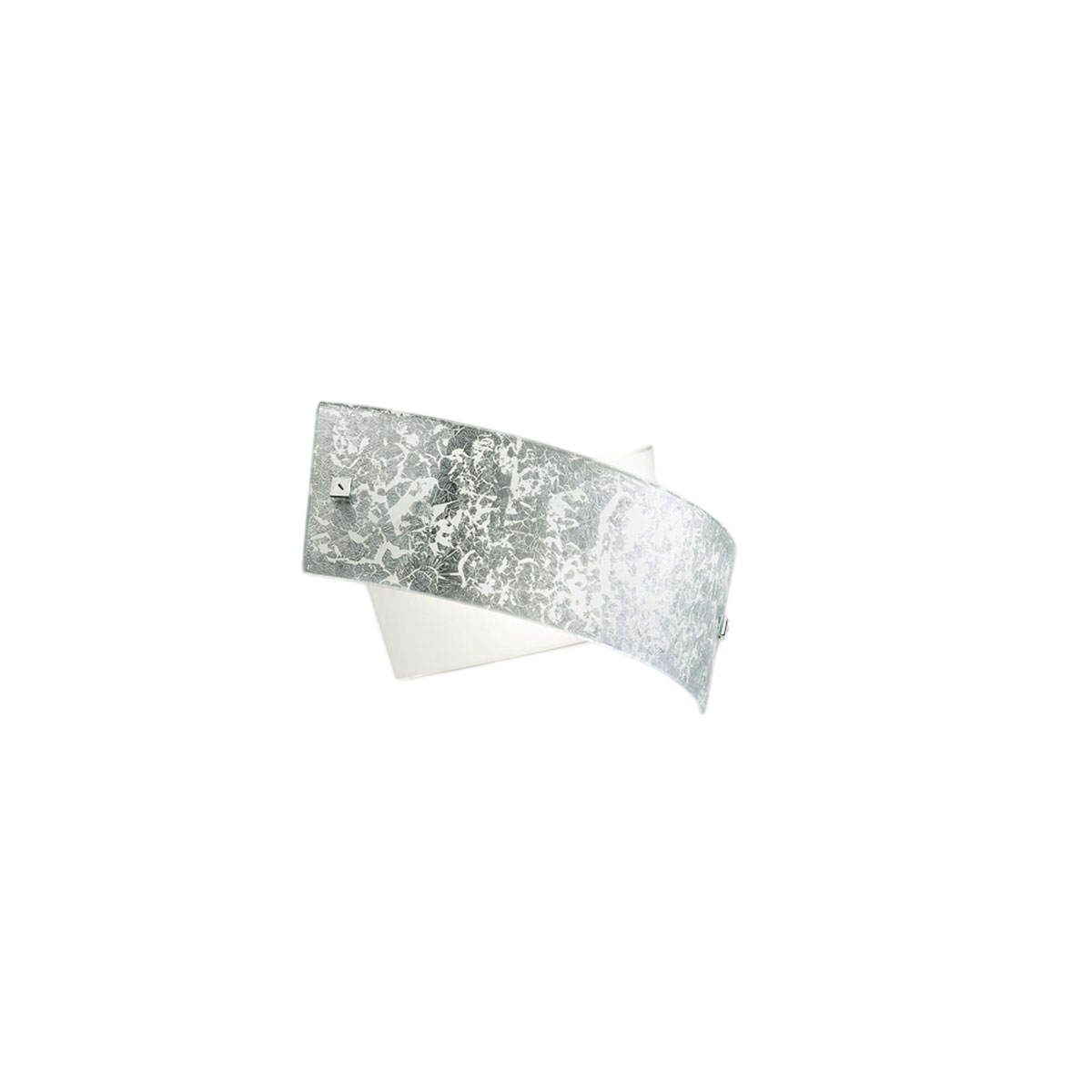 Applique murale Camilla structure en métal avec diffuseur en verre coloré au design contemporain par Gea Luce