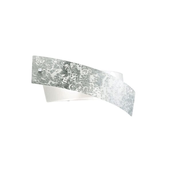 Applique murale Camilla structure en métal avec diffuseur en verre coloré au design contemporain par Gea Luce