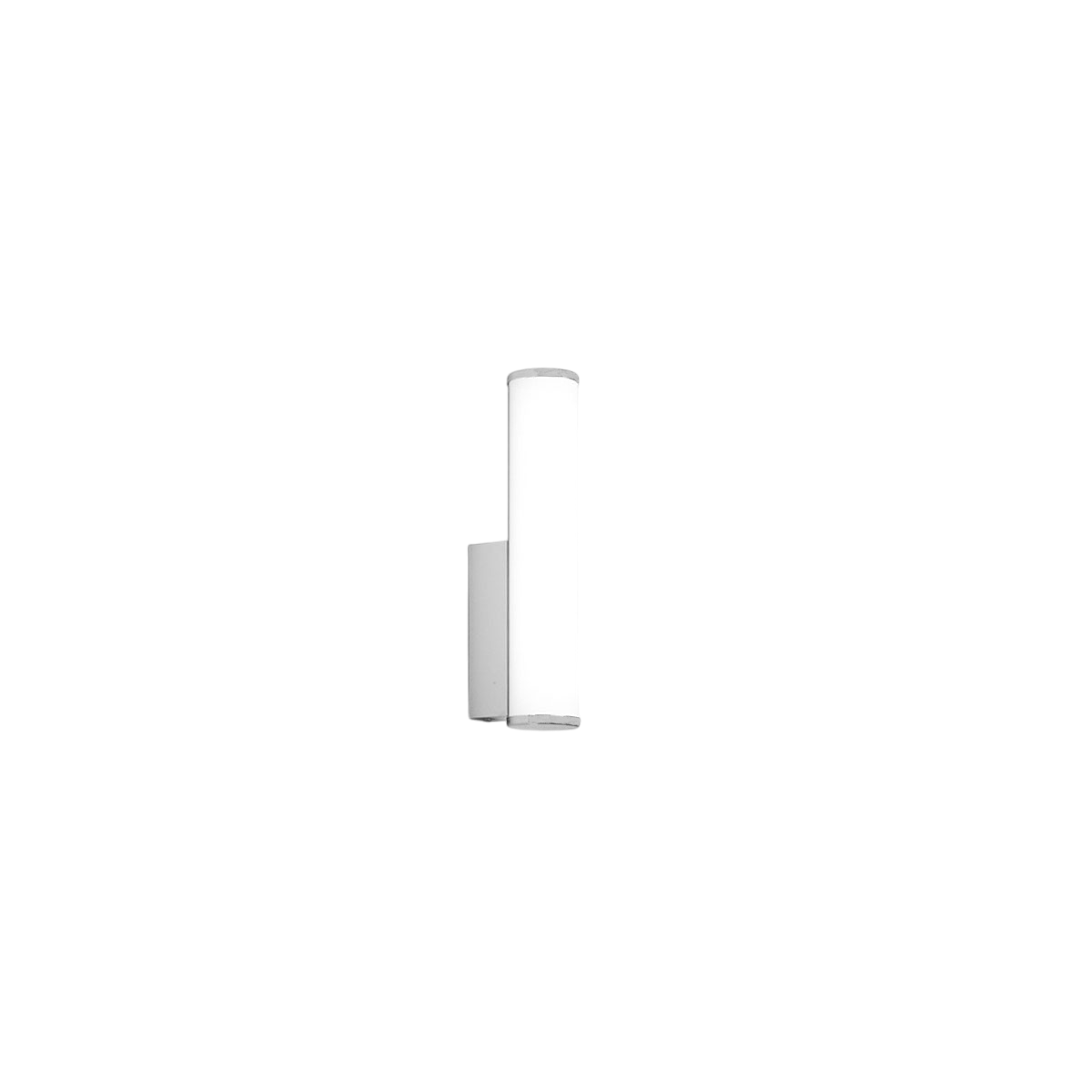 Applique murale Gap 480C IP44 en aluminium avec diffuseur en matière plastique au design contemporain par Gea Luce