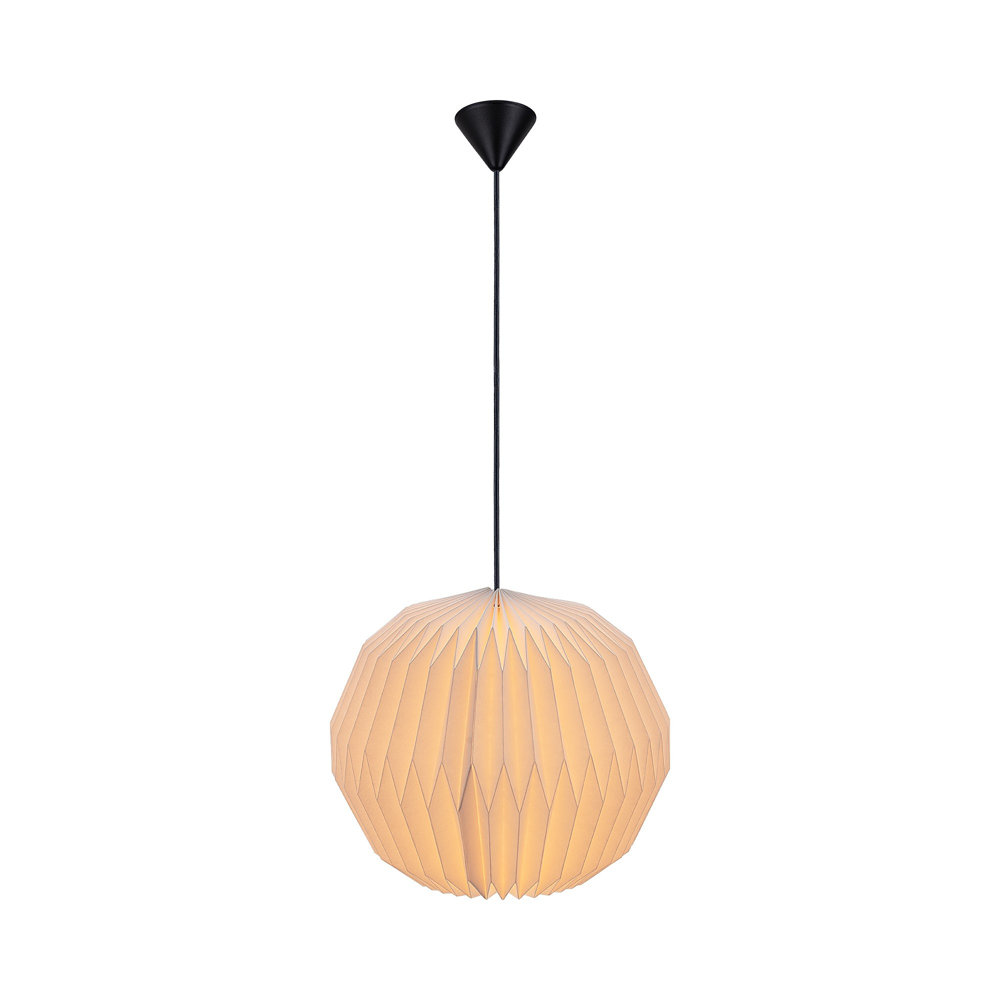 Abat-jour pour suspension Belloy en rétro plissé au design contemporain par Nordlux