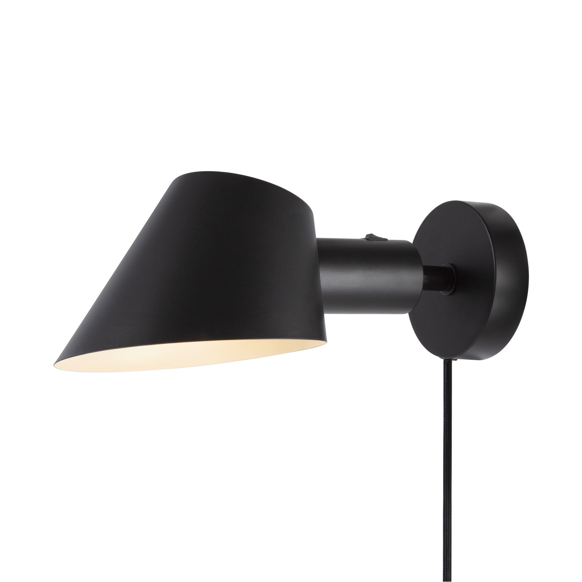 Applique murale Stay cadre en aluminium avec abat-jour en coupe oblique au design contemporain par Design for The People