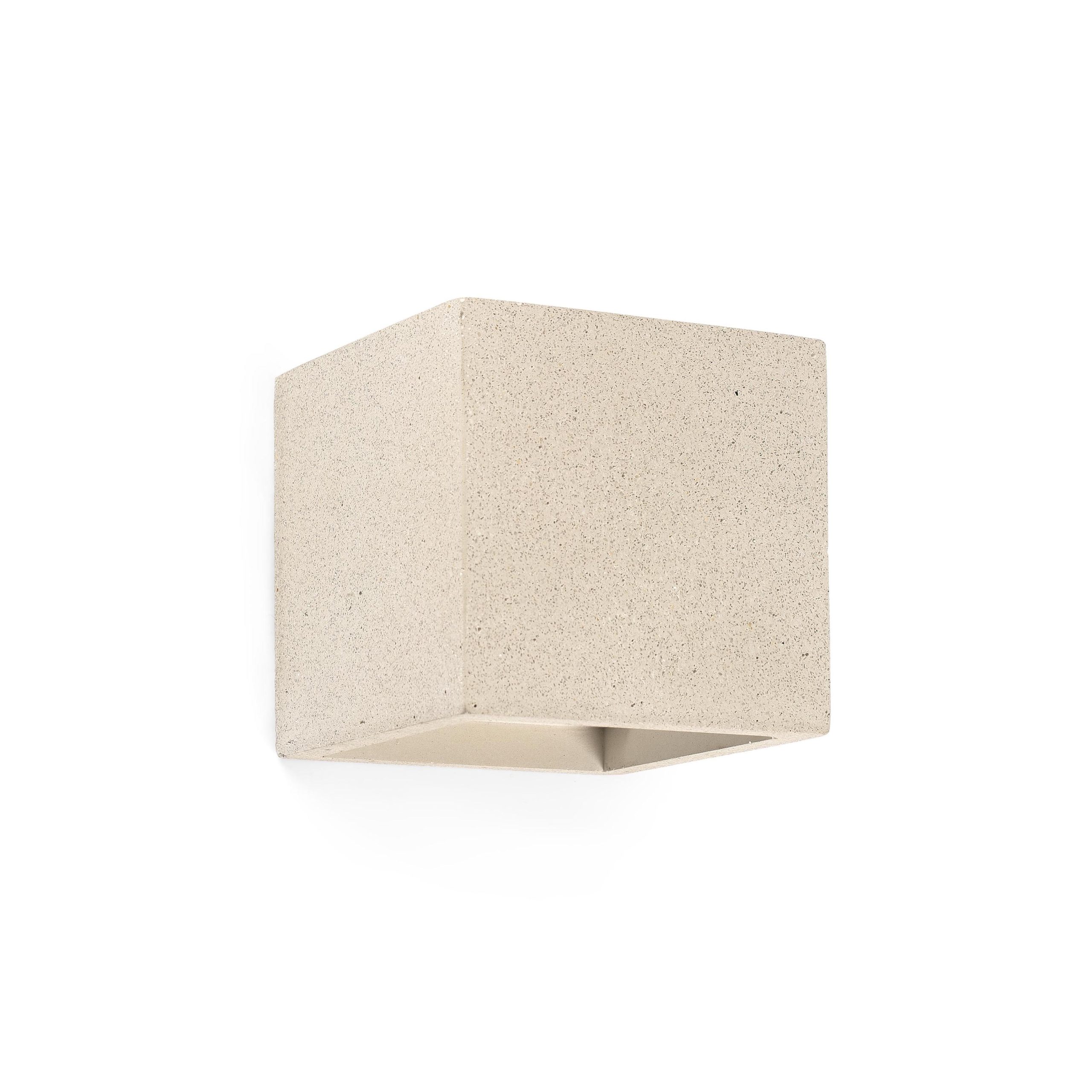 Applique en béton Concrete Life beige au design moderne et minimaliste