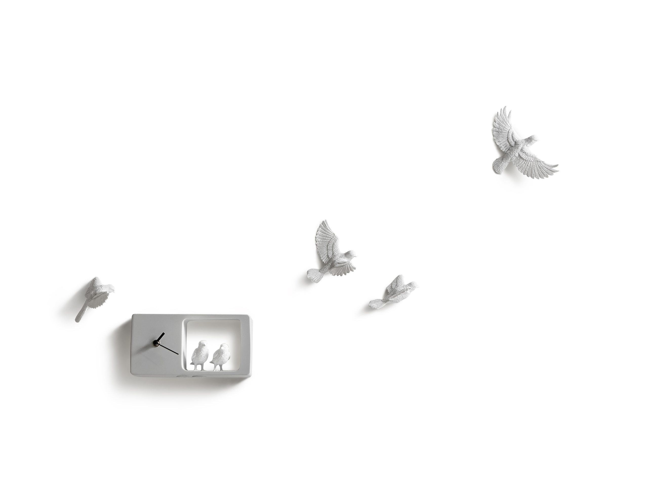 Horloge design moineau Sparrow X CLOCK par Haoshi