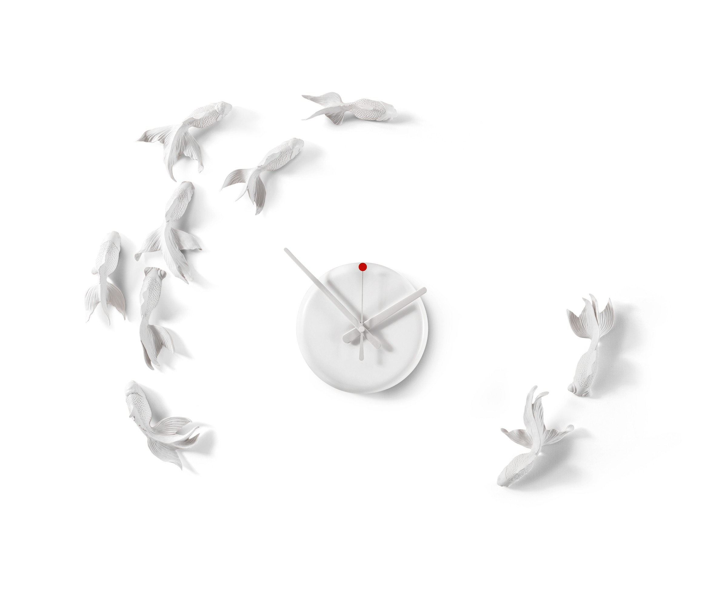 Horloge design Goldfish X CLOCK par Haoshi