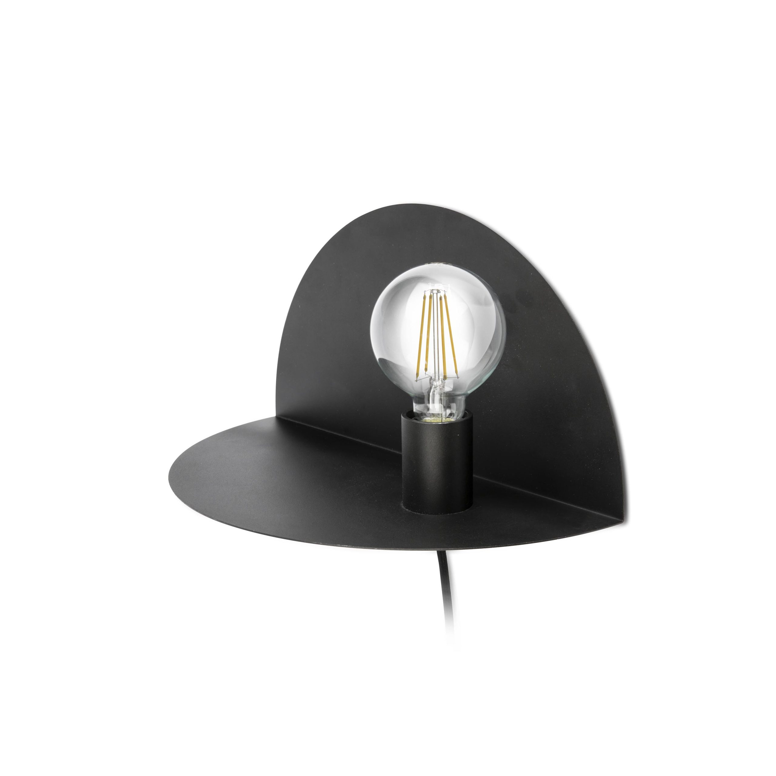 Applique / étagère design Room noir au design moderne et minimaliste par Goula Figuera