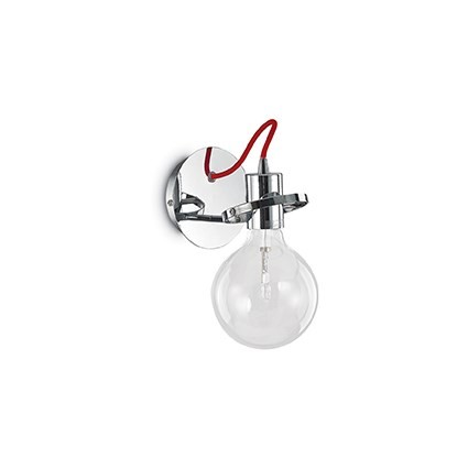 Applique Bernardus chromé en métal chromé et cable en tissu