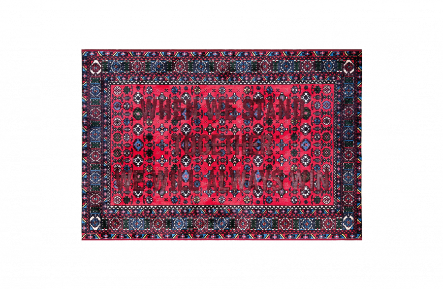 Tapis design Burnt Always win par Loredana Longo x Seletti