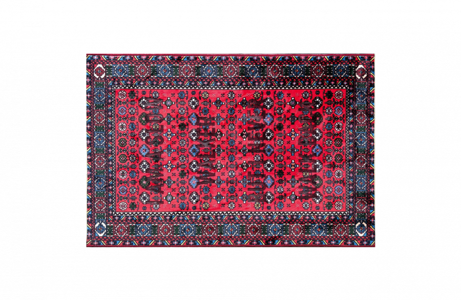Tapis Slow walker Burnt carpet par Loredana Longo x Seletti
