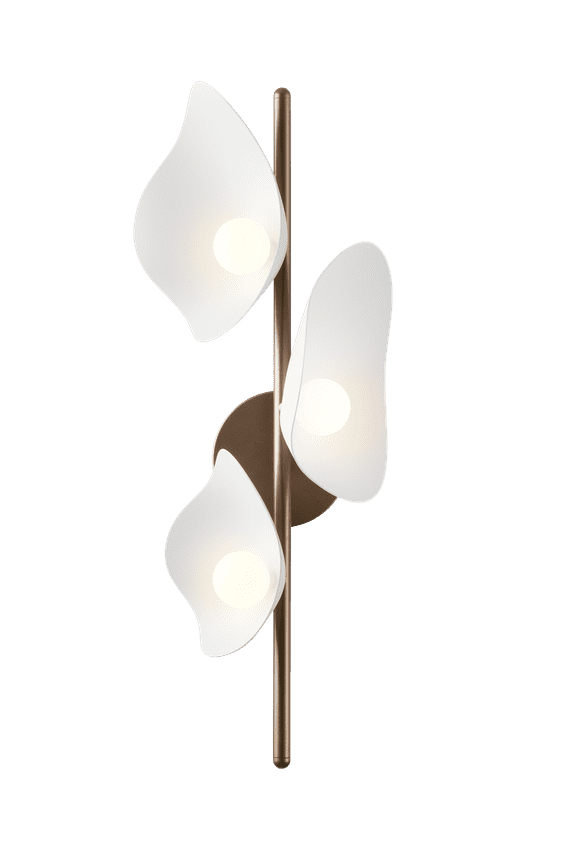 Applique Florii 3 en métal au design contemporain par Jessica Vedel x Nuura