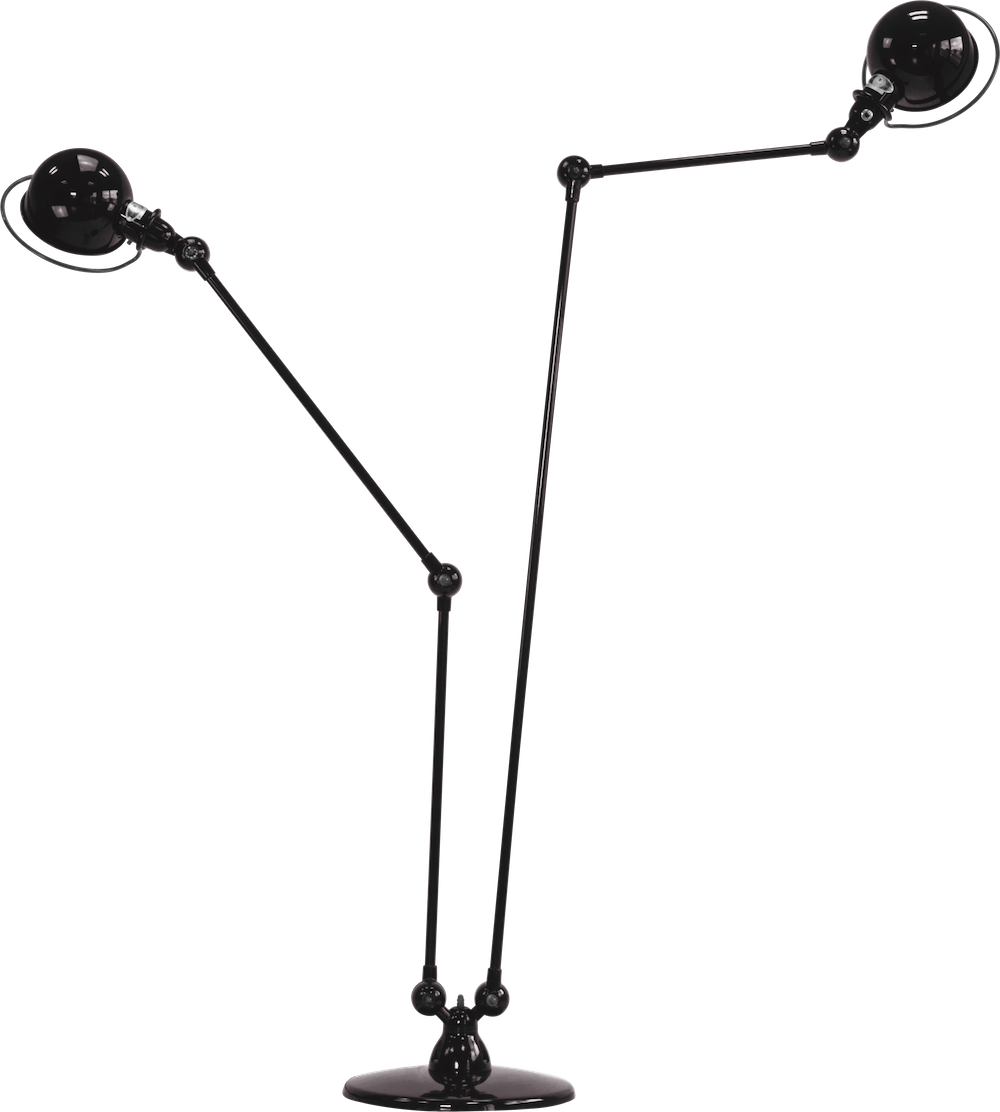 Lampadaire double Loft DD7460 au design industriel en métal par Jieldé