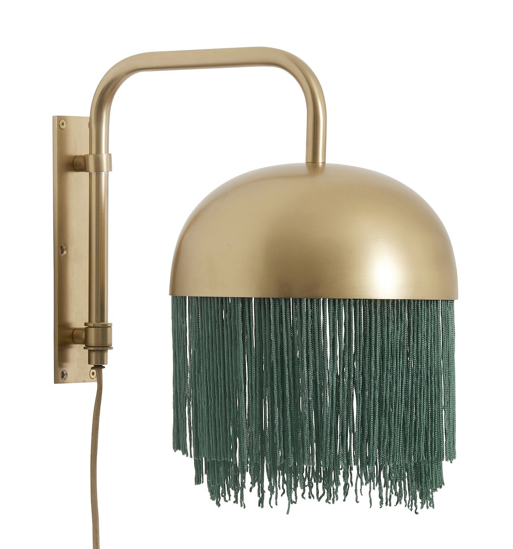 Applique murale Fringes en laiton au design vintage par Nordal