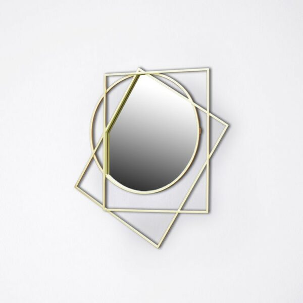 Miroir design Prego au design géométrique par Sam Baron X Eno Studio