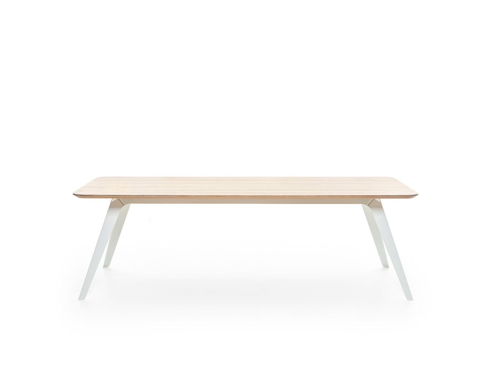Table à manger design Fold 200×95 en bois de chêne et acier par Bas Vellekoop X Puik Art