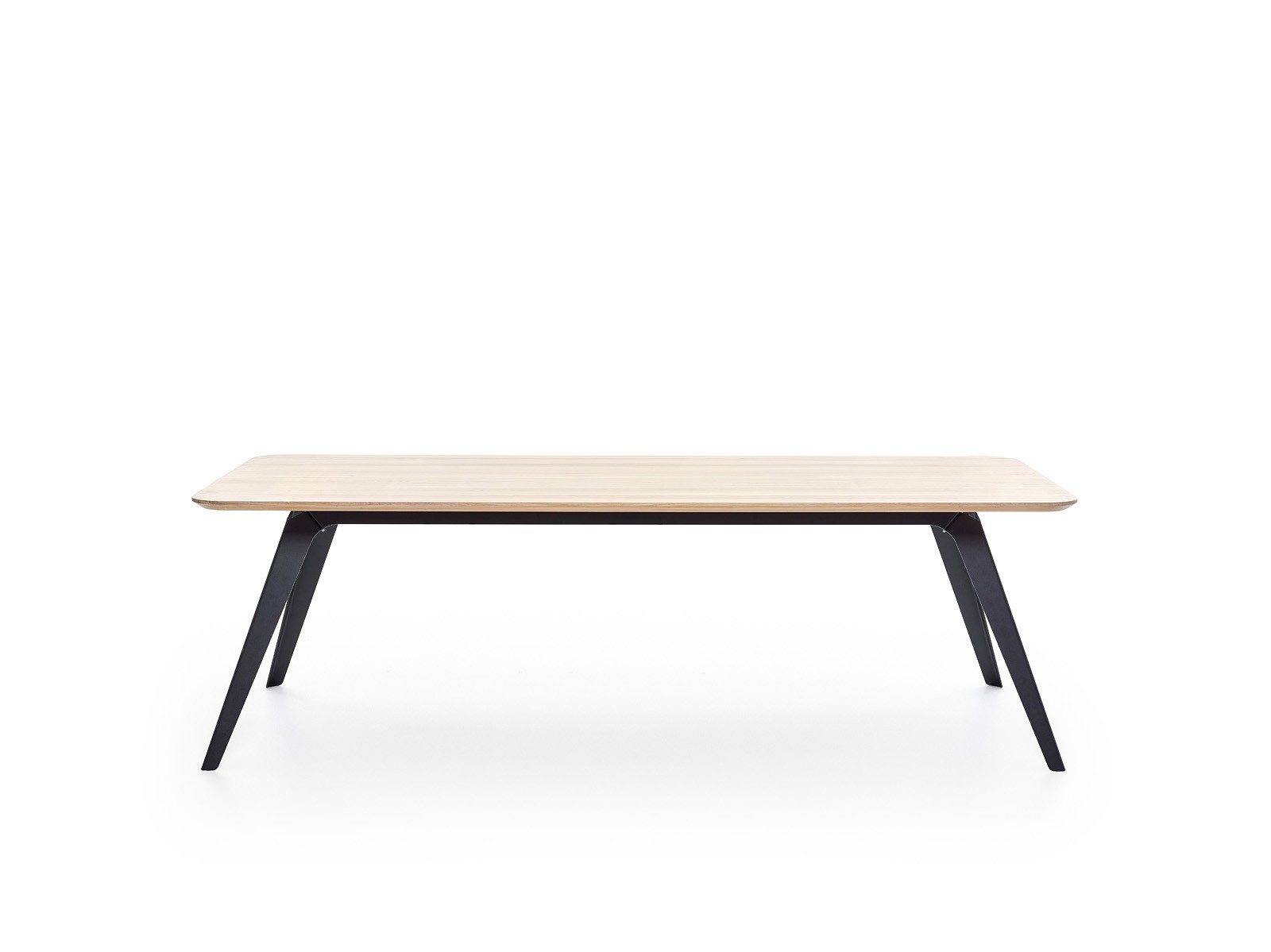 Table à manger design Fold 200×95 en bois de chêne et acier par Bas Vellekoop X Puik Art