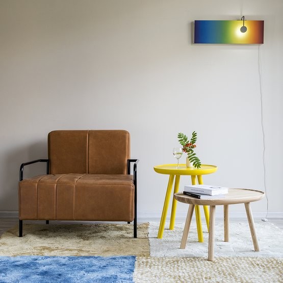 Applique murale contemporaine SUN-rise set Small LED rectangulaire par Emko design