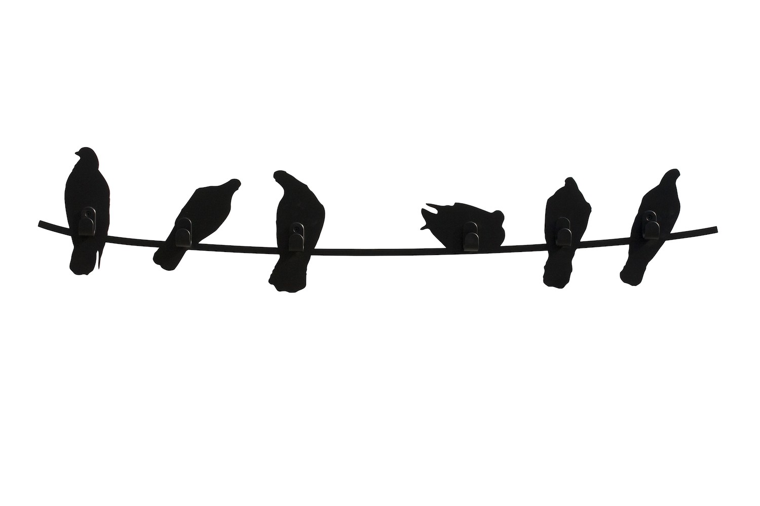 Patère murale BIRDS ON WIRE oiseaux sur un fil de fer par Harry Allen  X Covo design