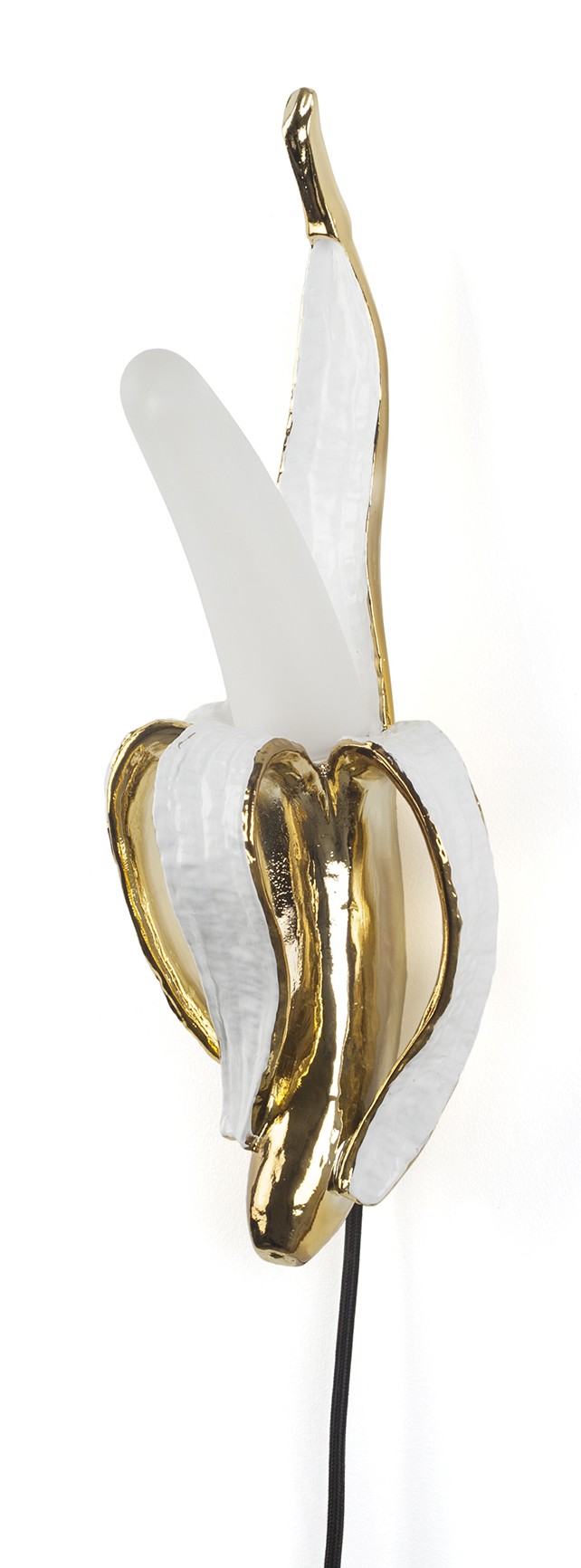 Applique murale Banana Lamp dimmable en forme de banane pelée par Studio Job X Seletti