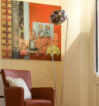 Lampadaire vintage Victory LED Réédition 1984 par Artoff pour Lumen center Italia
