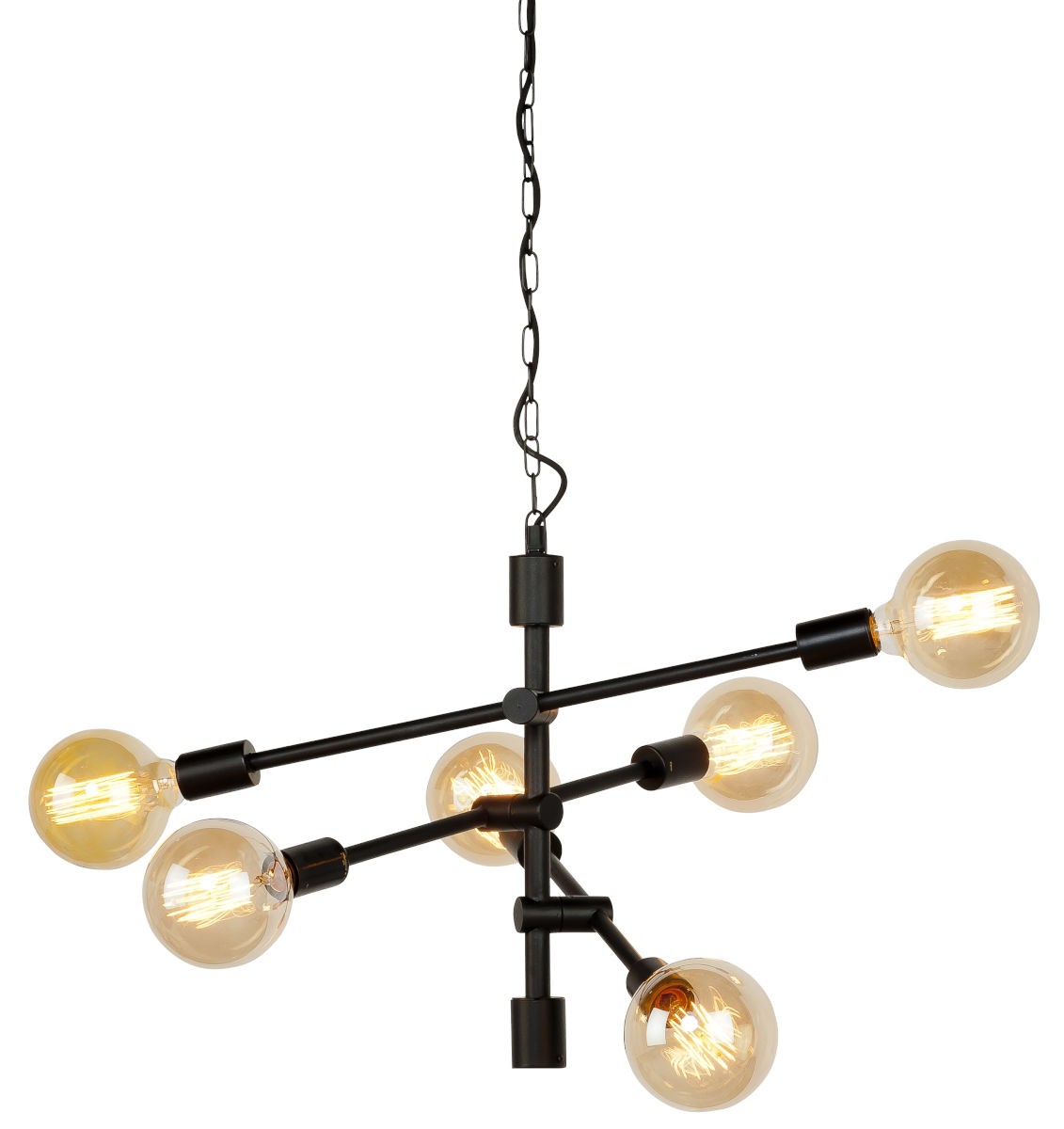 Suspension design Nashville 6 lampes en métal au design industriel par It's About Romi